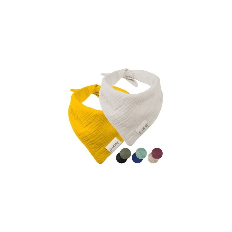 PIUPET Hundehalstuch-Set orange/ grau L