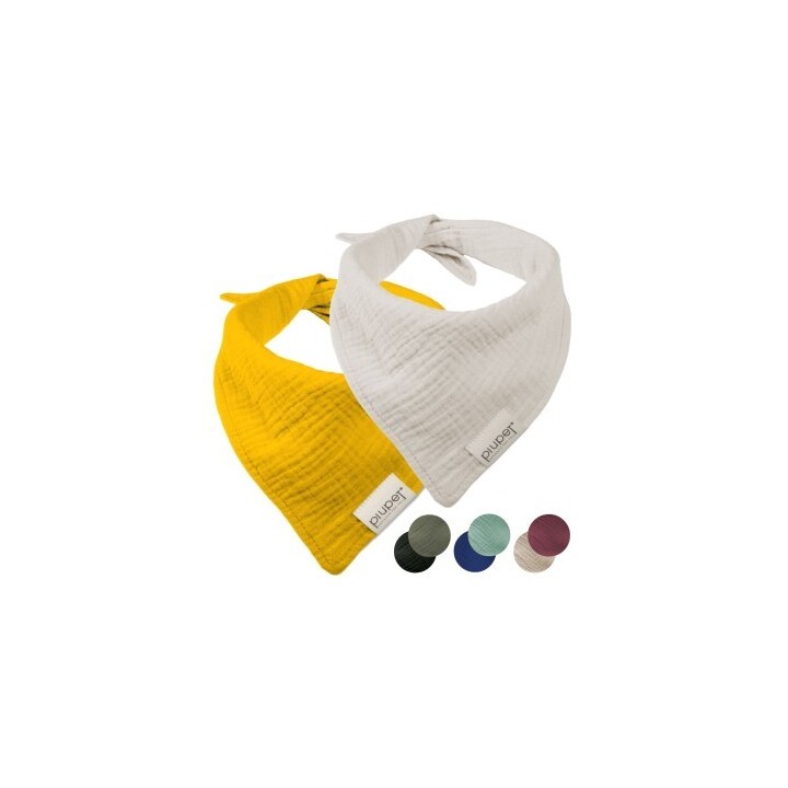 PIUPET Hundehalstuch-Set orange/ grau L