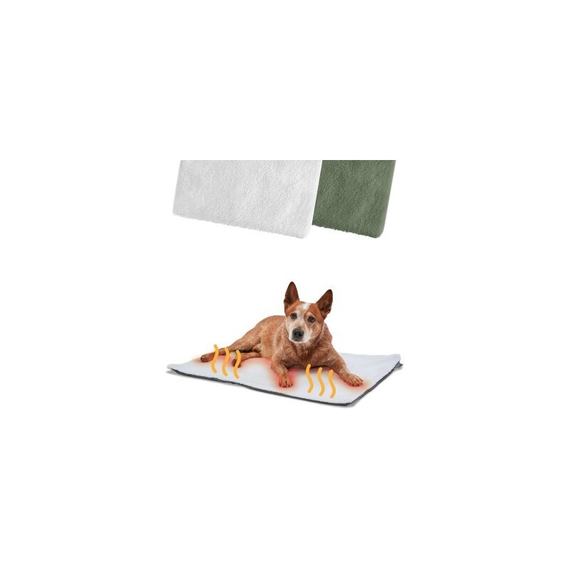 PIUPET Selbstheizende Hundedecke beige