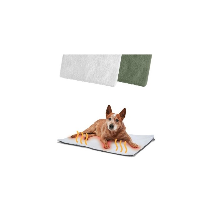 PIUPET Selbstheizende Hundedecke beige