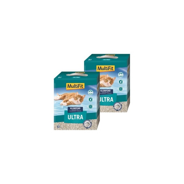 MultiFit Klumpstreu Ultra 2x6 l