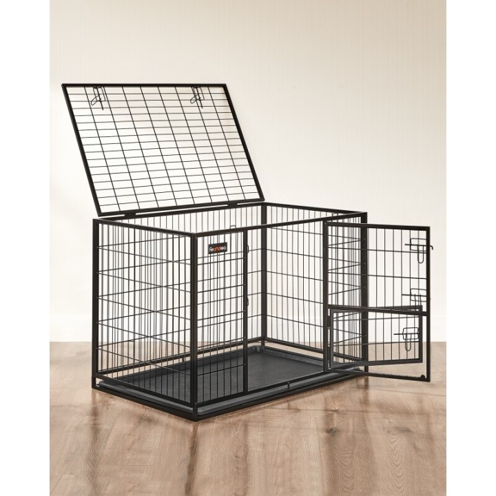 FEANDREA L/XL Hundekäfig hochbelastbar 1,07 m, 70 cm, 75 cm