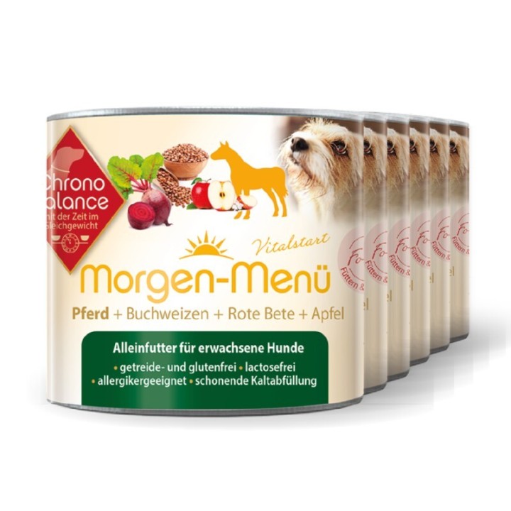 ChronoBalance Morgen Menü Pferd mit Buchweizen, Rote Bete und Apfel 1,2 kg