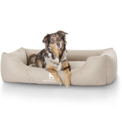 Knuffelwuff Hundebett Finlay aus Nylongewebe beige XL