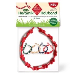 ChronoBalance EM-Keramik Halsband zur Ungeziefer Abwehr Rot 55 cm