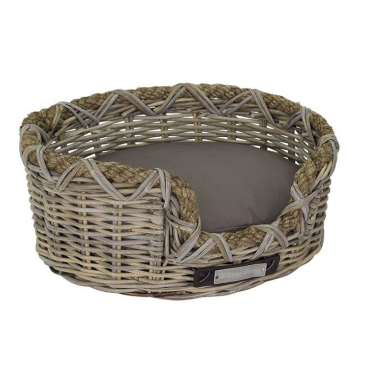 Happy House Rattan-Korb mit Tau S