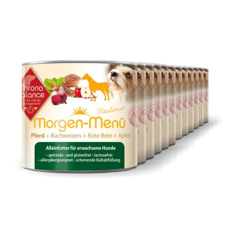 ChronoBalance Morgen Menü Pferd mit Buchweizen, Rote Bete und Apfel 2,4 kg