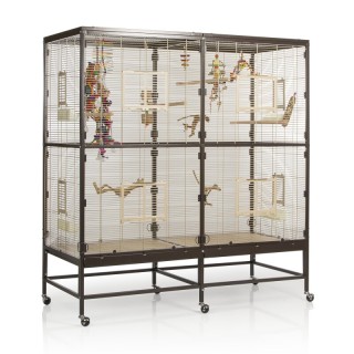 Montana Cages Voliere Casa 150 braun