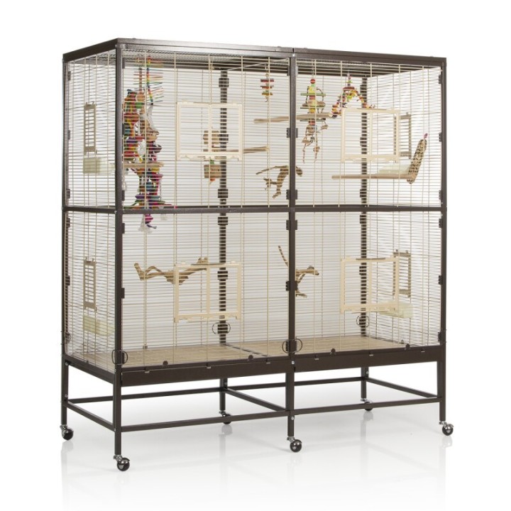 Montana Cages Voliere Casa 150 braun