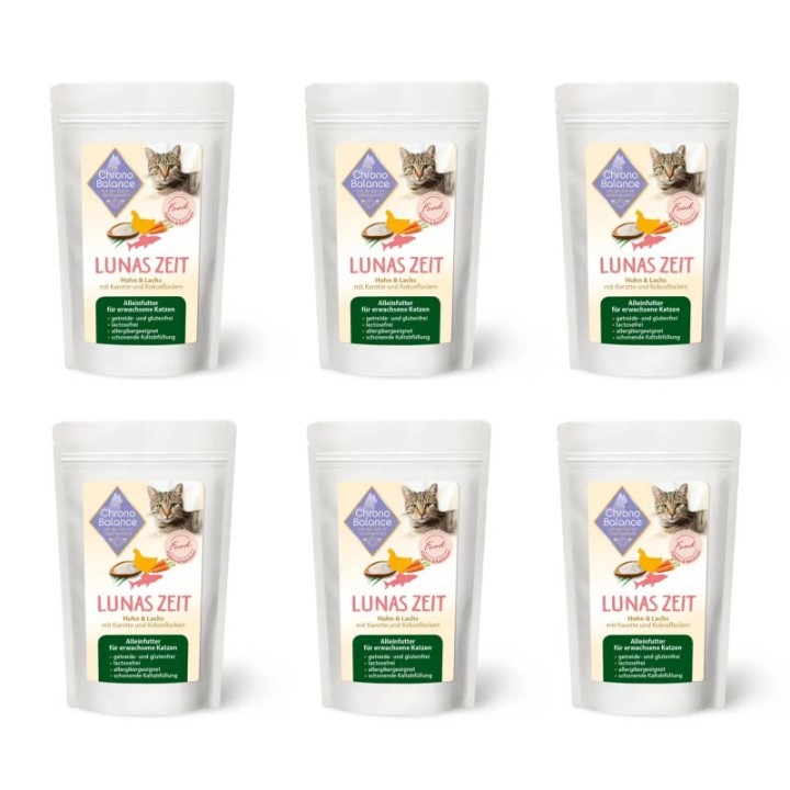 ChronoBalance Alleinfutter Huhn & Lachs mit Karotte und Kokosflocken 600 g