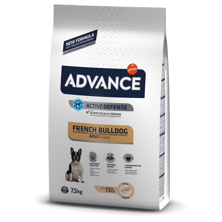Advance French Bulldog mit Ente - 7,5 kg