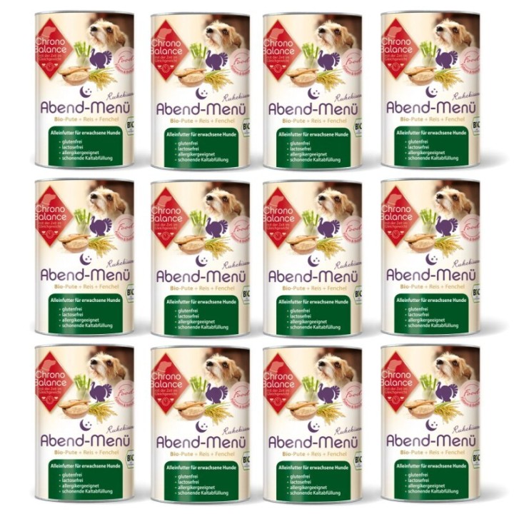 ChronoBalance Abend Menü Pute mit Reis und Fenchel 4,8 kg