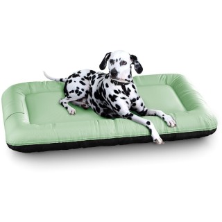 Knuffelwuff Wasserfestes In und Outdoor Hundebett Lucky Color Edition aus Nylongewebe grün XXL