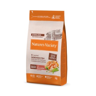 Nature's Variety Healthy Grains Sterilized Adult Lachs - 3 kg