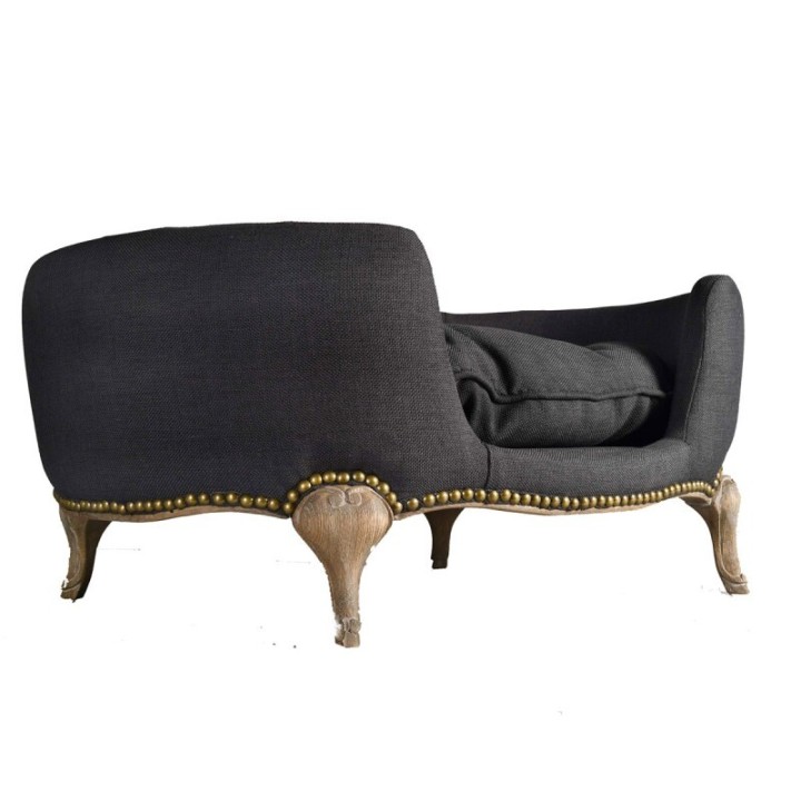 LORD LOU Hundesofa Antoinette anthrazit