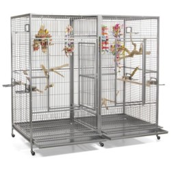 Montana Cages Voliere Arkansas II hellgrau