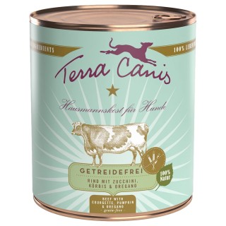 Sparpaket Terra Canis getreidefrei 12 x 800 g - Mix Pute & Rind