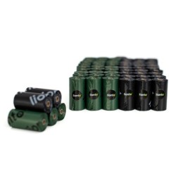 Lionto 900 Hundekotbeutel, schwarz/grün