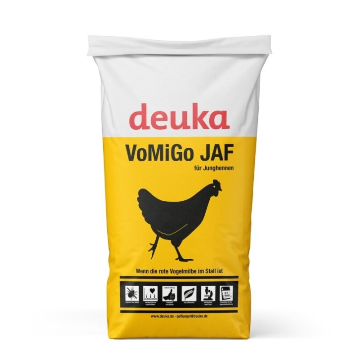 deuka VoMiGo JAF 25 kg - Junghennen-Alleinfutter - bekämpft Befall von Roter Vogelmilbe