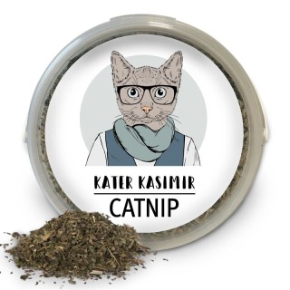 Kater Kasimir Catnip (Katzenminze) im 60g Vorratspack (getrocknet, geschnitten und gesiebt)