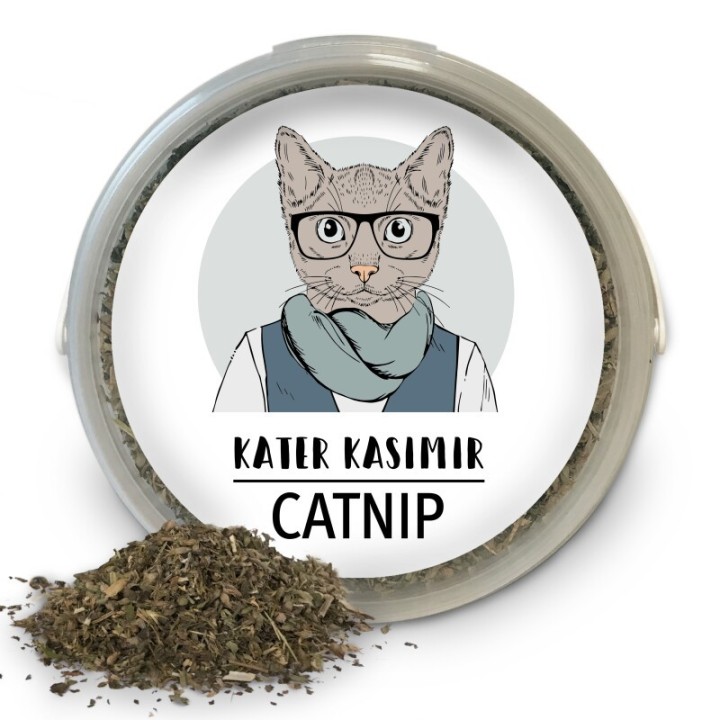 Kater Kasimir Catnip (Katzenminze) im 60g Vorratspack (getrocknet, geschnitten und gesiebt)