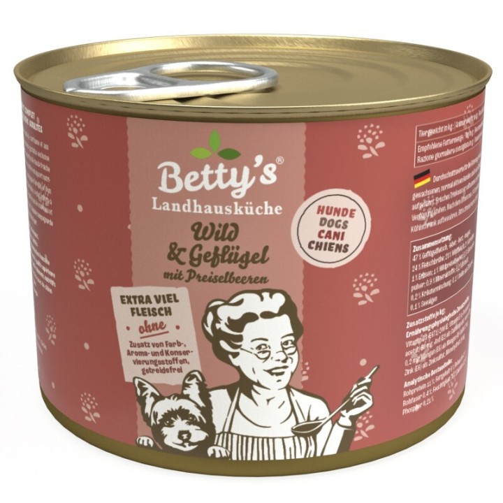 Betty's Landhausküche Wild & Geflügel 6x200 g