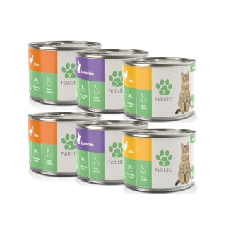 Fellicita Mixpaket Nr. 2 Monoprotein 6x 200g