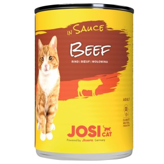 Sparpaket JosiCat in Soße 24 x 415 g - Rind