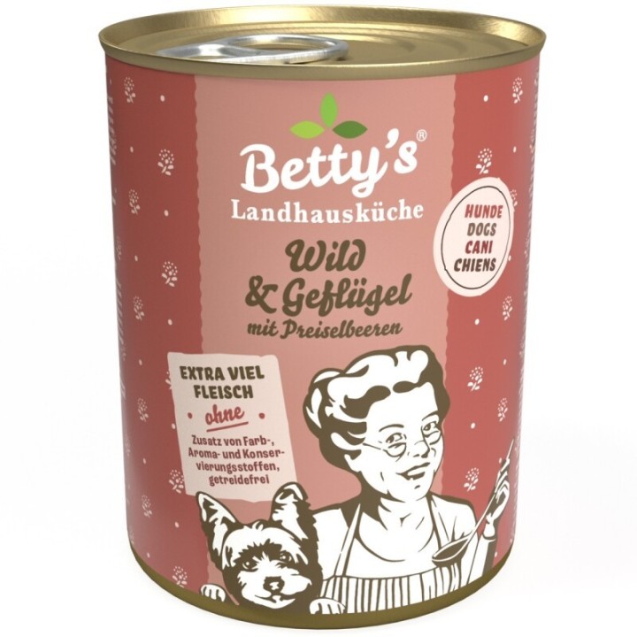 Betty's Landhausküche Wild & Geflügel 6x400 g