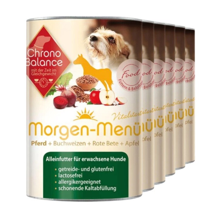 ChronoBalance Morgen Menü Pferd mit Buchweizen, Rote Bete und Apfel 2,4 kg