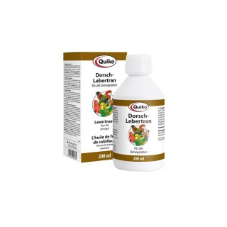 Quiko Dorsch-Lebertran 200 ml: Vitaminreiches Ergänzungsfuttermittel für Ziervögel