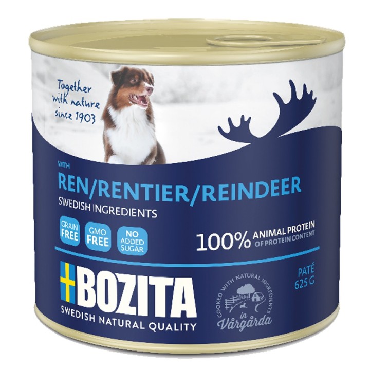 Bozita Paté Dose 6 x 625 g -  mit Rentier