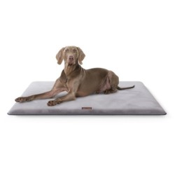 Knuffelwuff Kuschelige Hundematte Sunport aus weichem Kaninchen Fellimitat grau XL