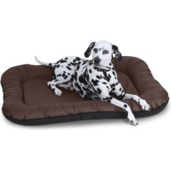 Knuffelwuff Wasserfestes In und Outdoor Hundebett Lucky aus Nylongewebe braun XL