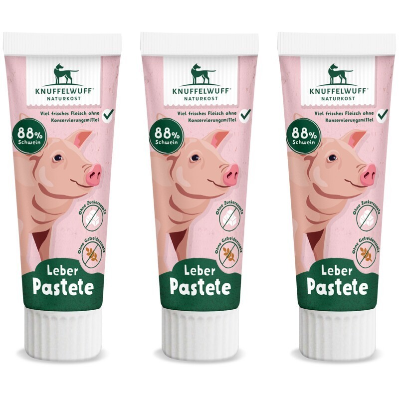 Knuffelwuff Tuben Snack Schwein, 225 g