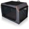 Knuffelwuff faltbare Hundebox Auto Transportbox Alverstone mit Aluminiumgestell für den Kofferraum L