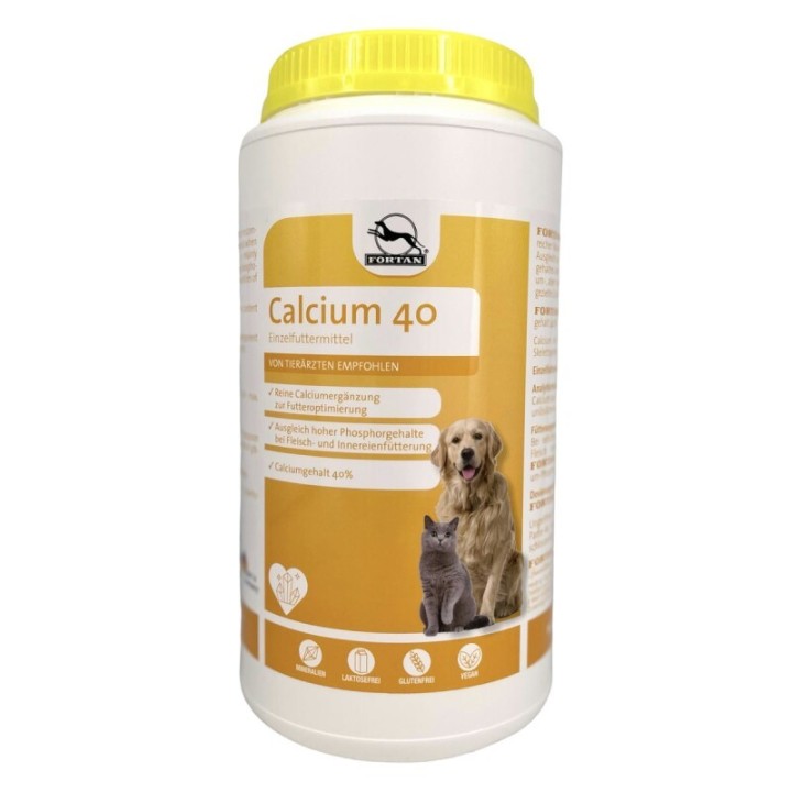 Fortan Calcium 40 Pulver BARF Zusatz 1 kg