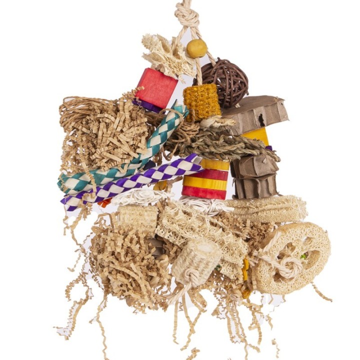 HappyBird Spielzeug Shred Clutter Happy Nature