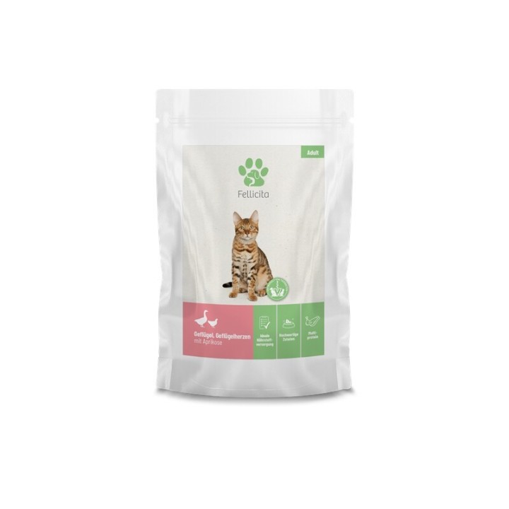 Fellicita Geflügel & Geflügelherzen 6x 295g Frischebeutel