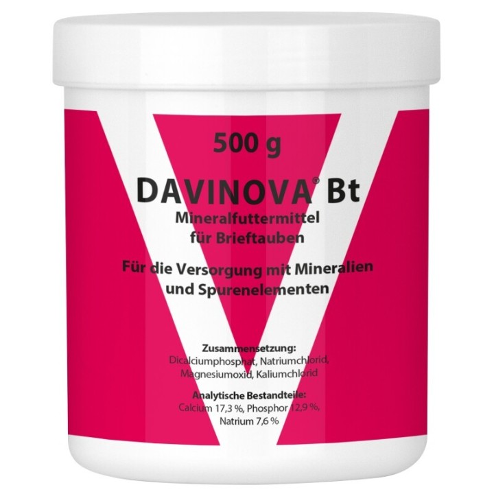 Quiko Davinova Bt 500 g: Mineralfuttermittel für Brieftauben