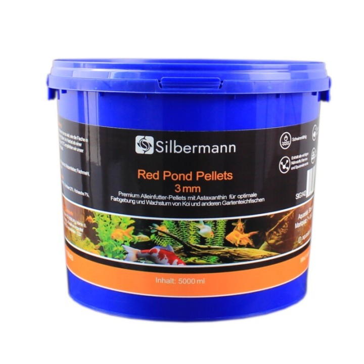 Silbermann Red Pond Pellets 3 mm 5 l