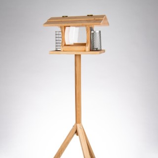 AniForte Wild Futterhaus mit Standfuß für Wildvögel + 200g Futter