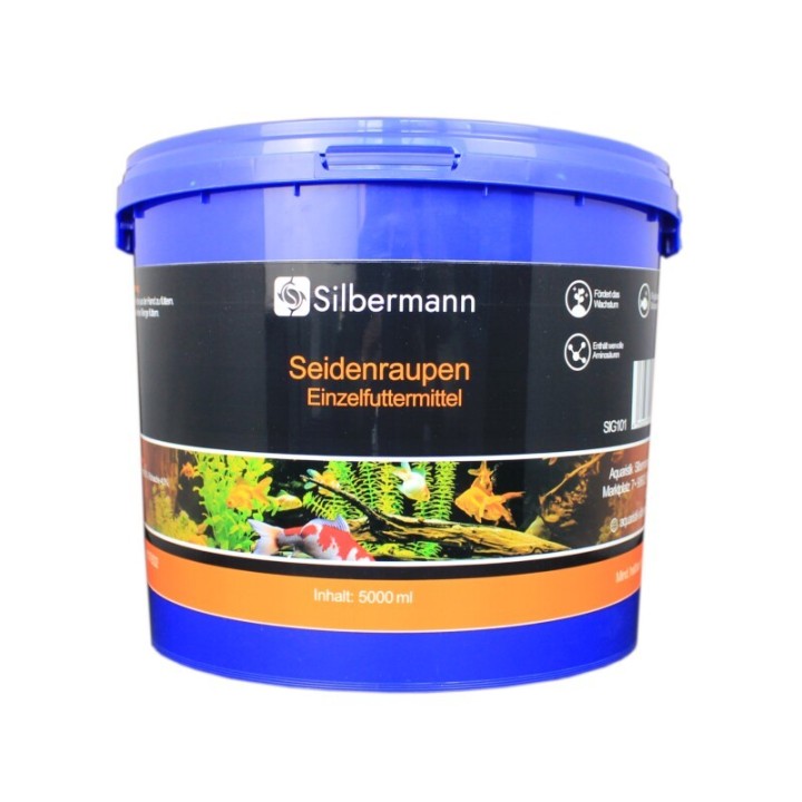 Silbermann Seidenraupen 5 l