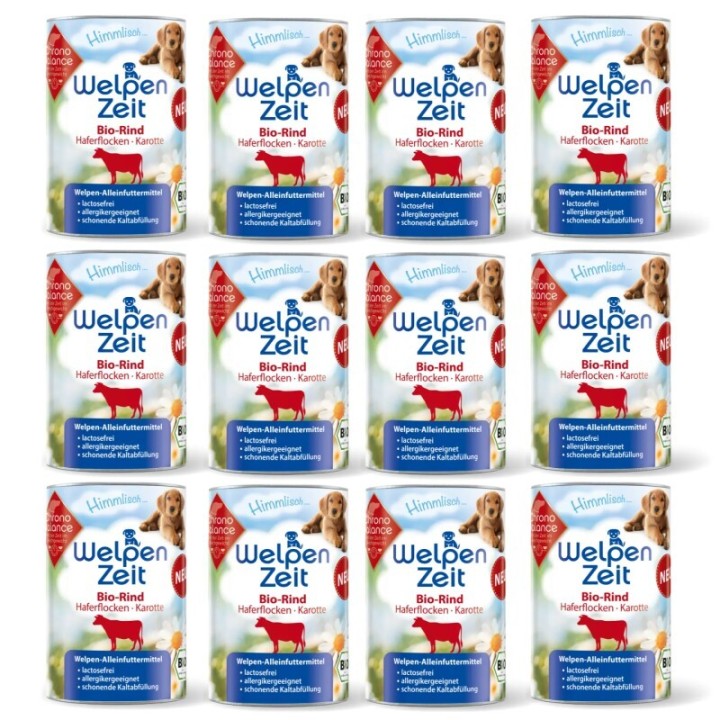 ChronoBalance Welpenfutter -Rind mit Haferflocken und Karotte 4,8 kg