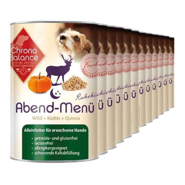 ChronoBalance Abend Menü Wild mit Kürbis und Quinoa 4,8 kg