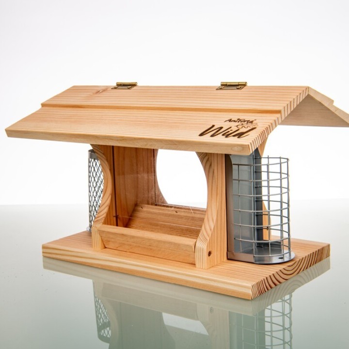AniForte Wild Futterhaus für Wildvögel + 200g Futter