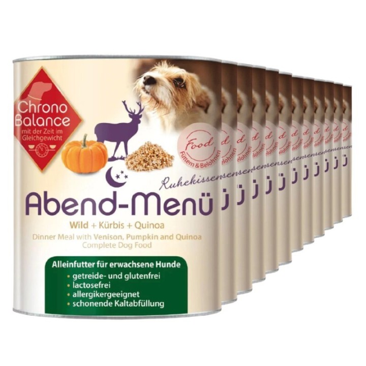 ChronoBalance Abend Menü Wild mit Kürbis und Quinoa 9,6 kg