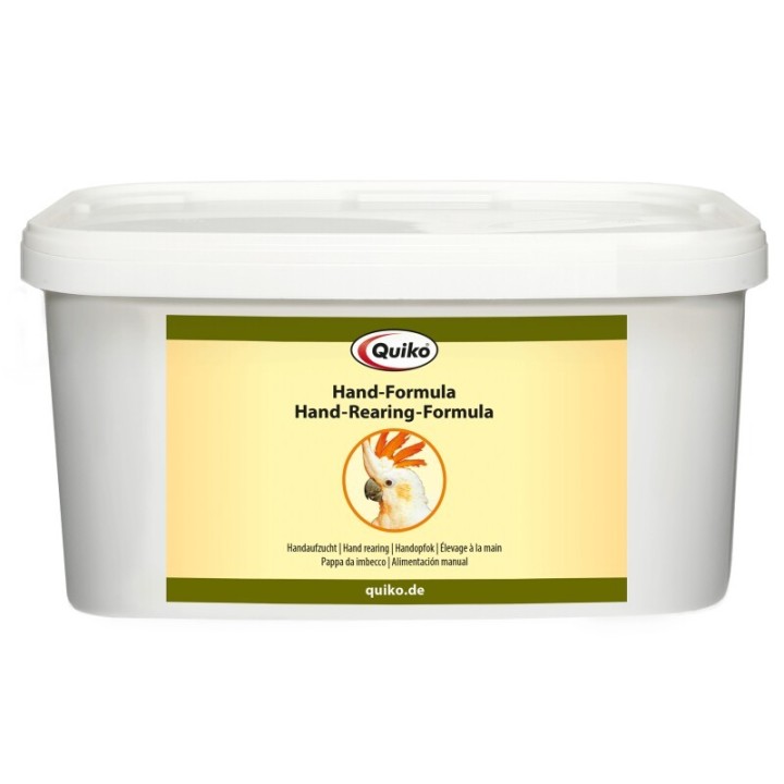 Quiko Hand-Formula 3 Kg: Handaufzucht für Papageien und Sittiche - Handfütterung von Jungvögeln