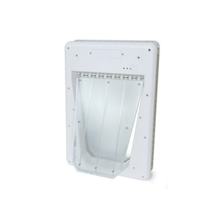 PetSafe SmartDoor Elektronische Hundeklappe, Größe L, Weiß