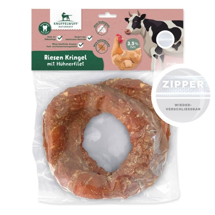 Knuffelwuff Riesen Kringel mit Hühnerfilet